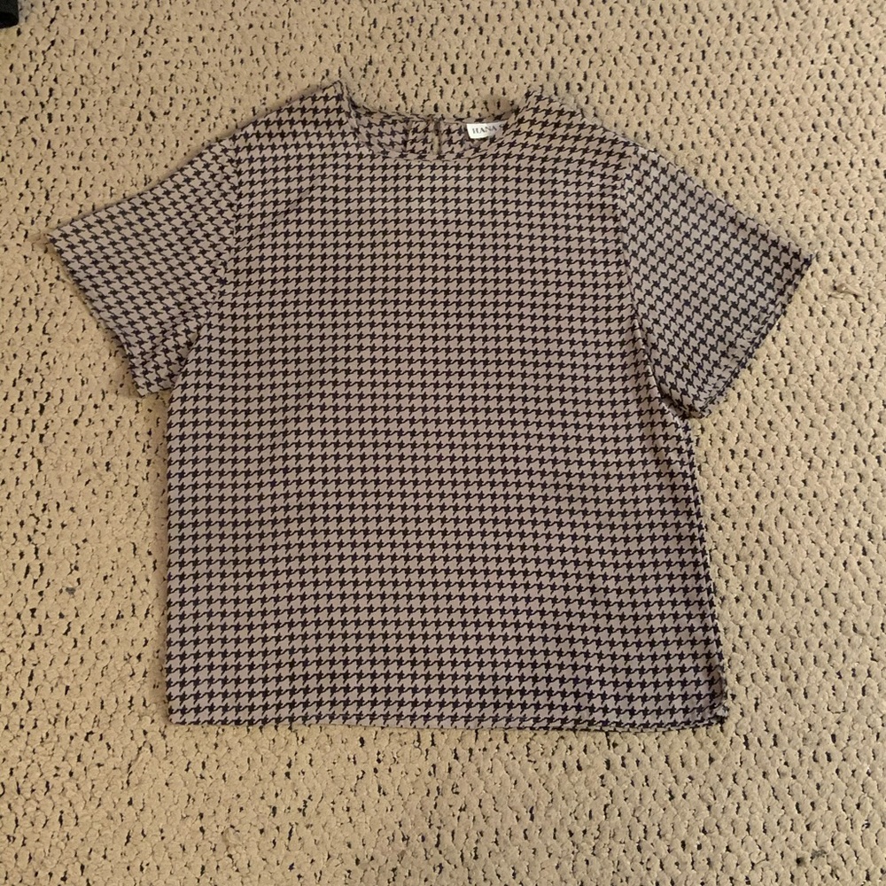 Hounds tooth blouse